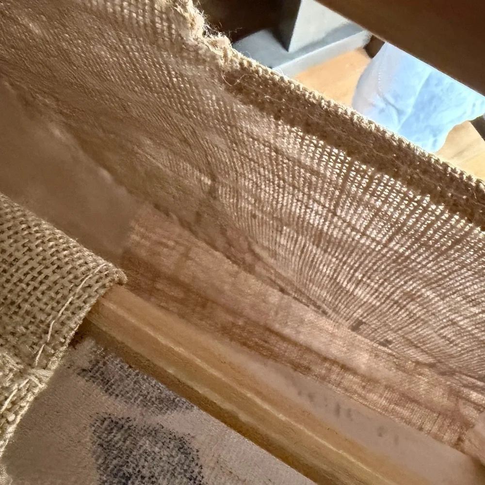 NYC SOHO VILLAGE wear skyline graphic burlap tote